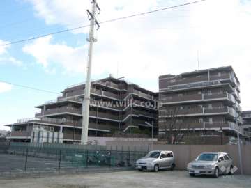 ビューネ西宮五段坂の外観（北側から）