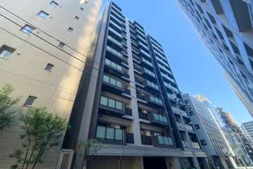 リビオレゾン人形町の外観（南西側から）