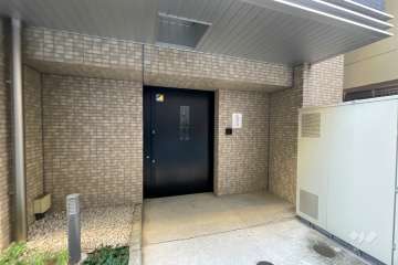 駐輪場の出入り口　