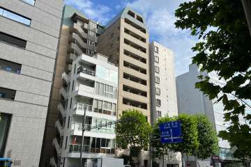 グラーサ銀座イースト-ステュディオスクエアの外観（北西側から）