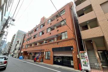 朝日八丁堀マンションの外観（北西側から）