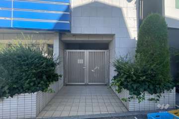 駐輪場の出入り口