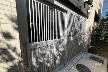 駐輪場の出入り口