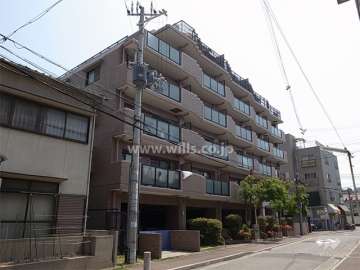 プレステージ西宮甲子園の外観（南西側から）