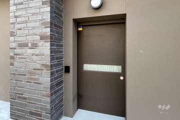 駐輪場の出入り口