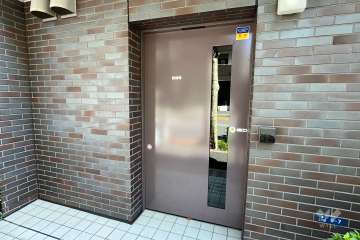 駐輪場の出入り口