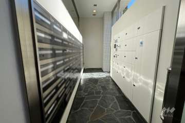 共用ポストと宅配ボックス