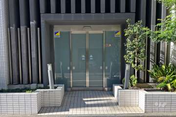 駐輪場の出入り口