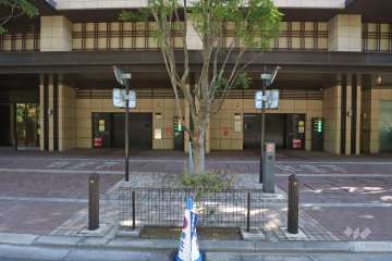 駐車場の出入り口