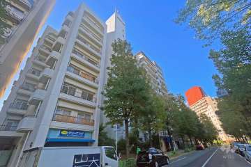 明石町アビタシオンの外観（北側から）