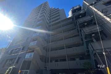 マイキャッスルリバーフロントタワー銀座東の外観（北西側から）