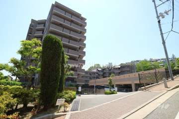 サンヴェールエルゼ甲陽園の外観（北東側から）