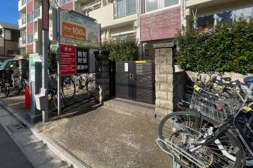 敷地内の時間貸し駐輪場
