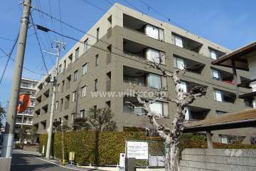 夙川霞町シティハウスの外観（南西側から）