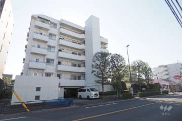 ハイツ上鷺宮の外観（北東側から）