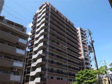 サンマンションアトレ西宮パッセの外観（北東側から）