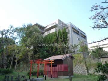 ヴェルビュ夙川の外観（南東から）