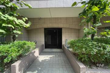 駐輪場の出入り口