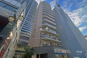 オープンレジデンシア中野ステーションサイドの外観（北西側から）