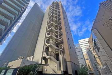 オープンレジデンシア中野ステーションサイドの外観（北東側から）