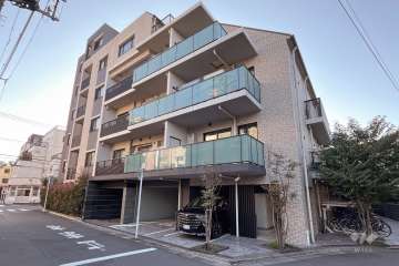 オープンレジデンシア中野の外観（北東側から）