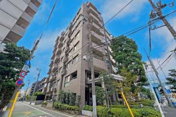 グランヌーブ中野の外観（北東側から）