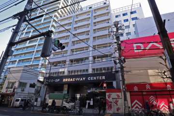 コープブロードウェイの外観(北西側から)