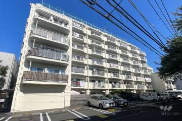 中野ハイム（中野3丁目）の外観（南西側から）