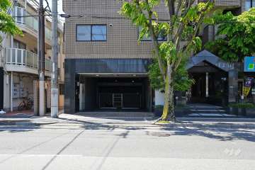 駐車場の出入口