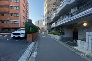 敷地南側の前面道路