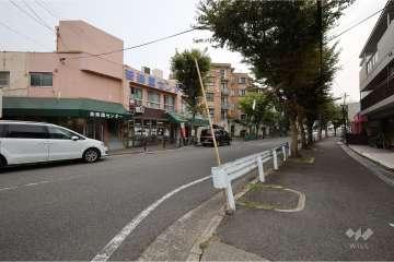 パレ・シェール苦楽園北夙川通りの遠景