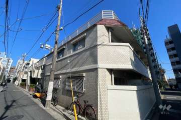 エクセレント東中野の外観（南西側から）