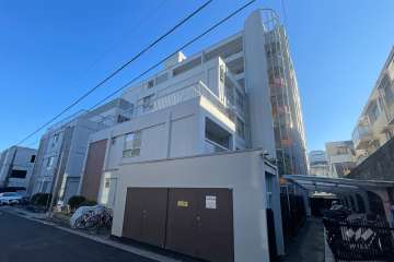 東中野コーポラスの外観（北西側から）