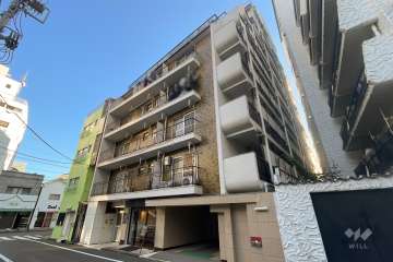 東中野第二コーポの外観（北西側から）