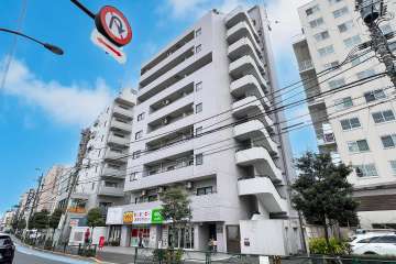 セザール東中野の外観（北西側から）