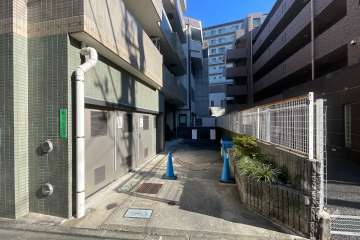 駐輪場の出入り口