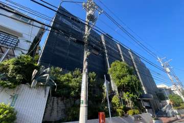 小滝台マンションの外観（南側から）から