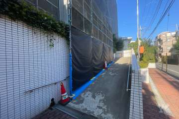 駐輪場の出入り口