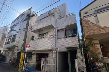 スカイコート中野南台の外観（北東側から）