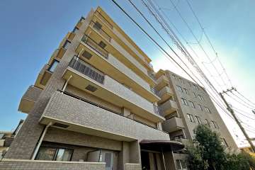 中野方南町グランドハイツの外観（北西側から）