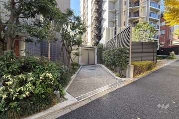 駐輪場の出入り口