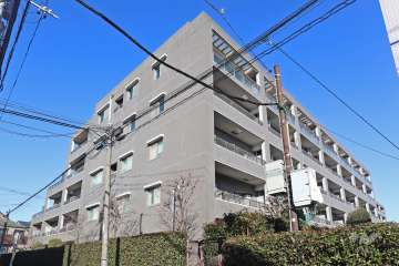 エクレールガーデン鷺ノ宮の外観（南西側から）