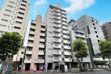 中野永谷マンションの外観（北東側から）