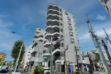 ルシール新中野の外観（北西側から）