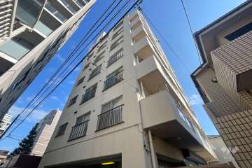 プリンスコートの外観（南西側から）