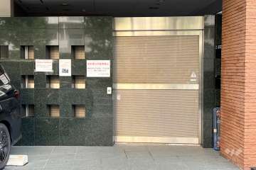 駐輪場の出入り口