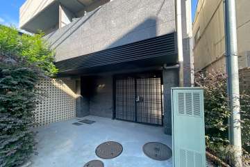 駐輪場の出入り口