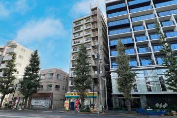 ハイライフ新中野の外観（北西側から）