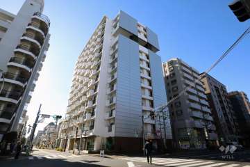 中野スカイマンションの外観(北東側から)