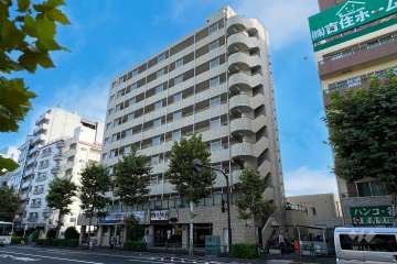 カーサ中野本町の外観（北西側から）
